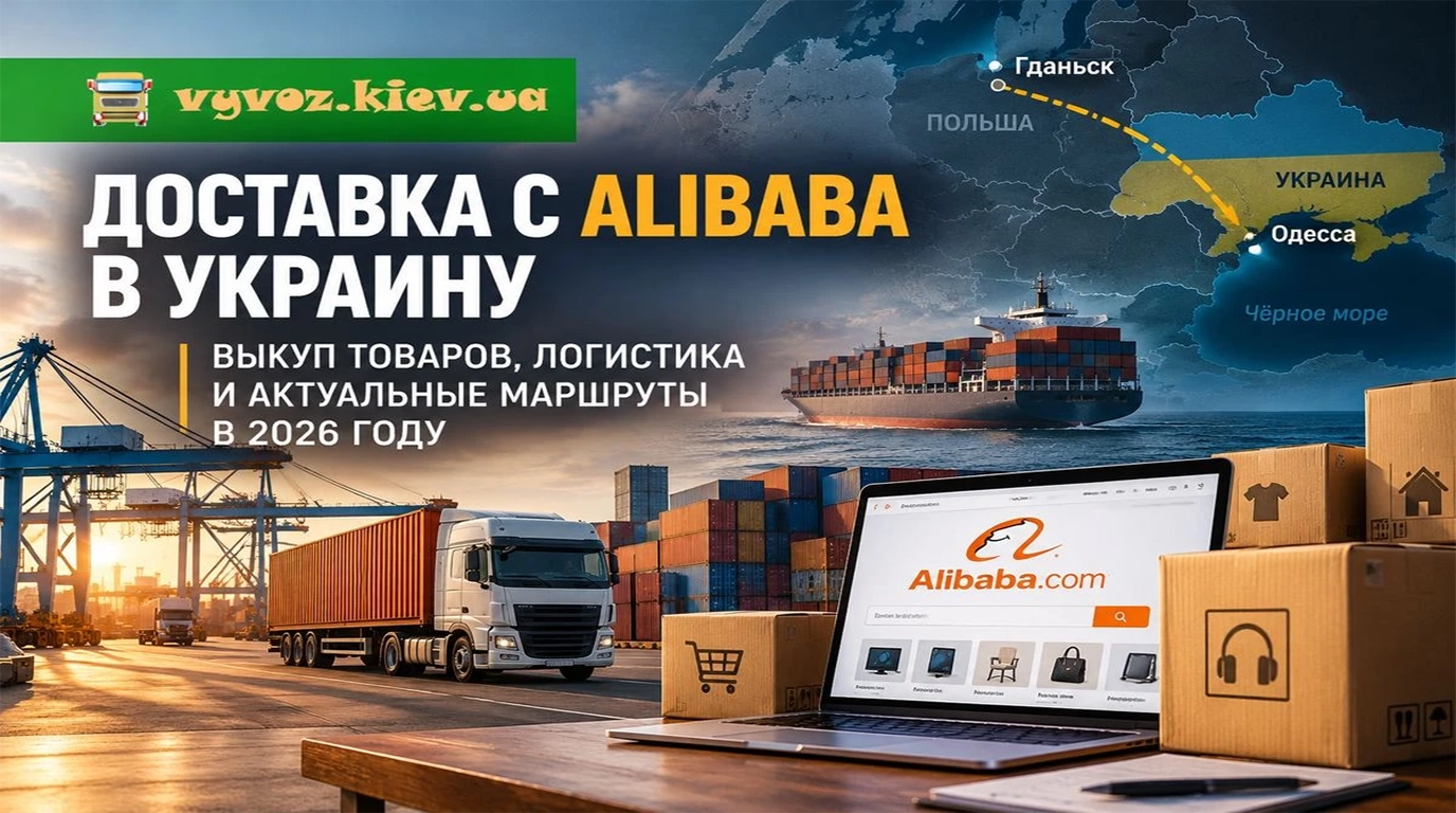 Доставка с Alibaba в Украину в 2026 году: цены и маршруты