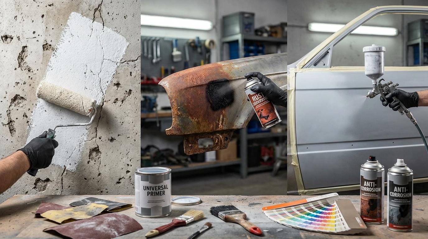 Подготовка поверхностей: основа качественного результата