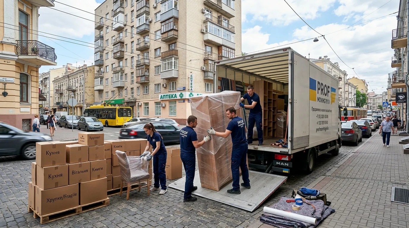 Переїзд в Києві легко!