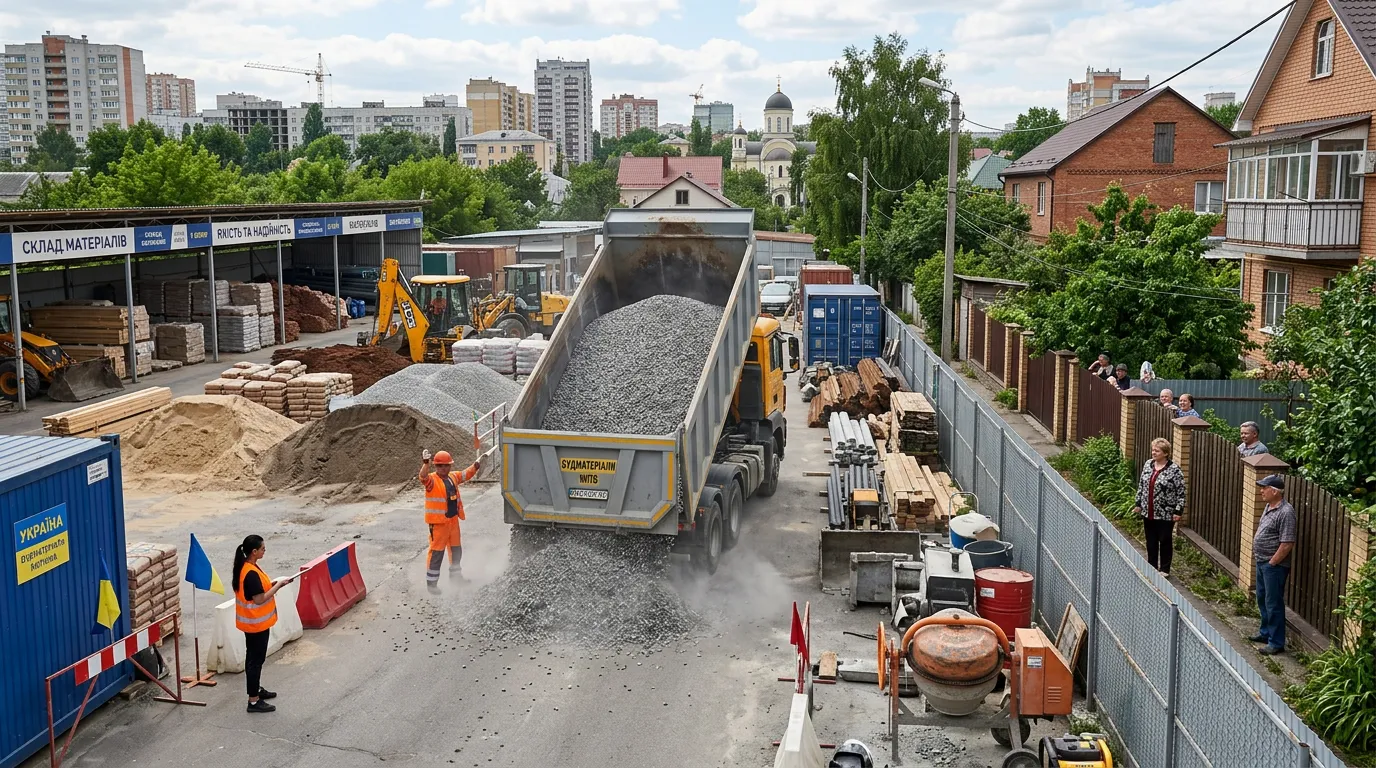 Вибір якісної бази сипучих матеріалів у Києві: поради та рекомендації.